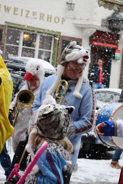 «Gidelmäändig»-Umzug in Andermatt. (Bild: Uwe Zaugg, 4. März 2019)
