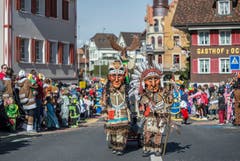 Kinderumzug in Rothenburg. (Bild: Pius Amrein, Rothenburg, 5. März 2019)
