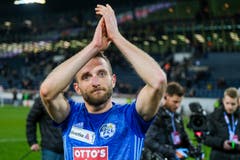 Christian Schneuwly, rechtes Mittelfeld, 5,5 Der Captain ist glänzender Vorbereiter für Schürpfs 2:0 und trifft selbst per Freistoss zum 3:0. Er spielt unter Häberli wie befreit auf. (Bild: Martin Meienberger/freshfocus, Luzern, 6. März 2019)