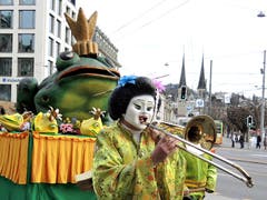 Ist der Weyfrosch wohl Japanisch geworden? (Bild: Rose-Marie Füglistaller, 4. März 2019)