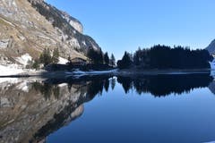 Morgenstimmung am Seealpsee. (Bild: Robert Scherrer)