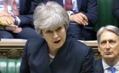 May äussert sich zur Verhaftung von Assange: «Niemand steht über dem Gesetz.» (Bild: EPA/UK PARLIAMENTARY RECORDING UNIT MANDATORY CREDIT: UK PARLIAMENTARY RECORDING UNIT HANDOUT)