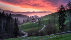 Farben wie im Märchen beim Rechberg Herisau. (Bild: Luciano Pau)