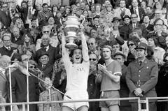 Köbi Kuhn nach dem Cupsieg mit dem FC Zürich am 23. April 1973. (Bild: Keystone)