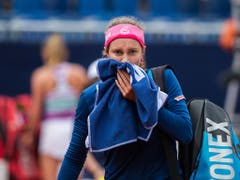 Stefanie Vögele blieb am Freitag in Lugano unter ihrem Leistungsvermögen (Bild: KEYSTONE/TI-PRESS/SAMUEL GOLAY)