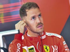 Sebastian Vettel verdankt seinen dritten Platz auch der teaminternen Weisung, die es ihm erlaubte, Teamkollege Charles Leclerc zu überholen (Bild: KEYSTONE/EPA/DIEGO AZUBEL)
