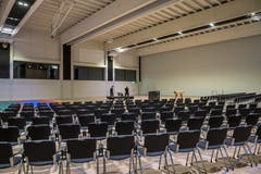 Blick in die Dreifachturnhalle (Bild: Dominik Wunderli, Oberkirch, 15. April 2019)
