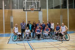 Die Mannschaft der Pilatus Dragons. (Bild: Roger Grütter, Nottwil, 13. April 2019)