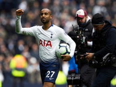Tottenham's Lucas Moura glänzte zuletzt in der Premier League mit einem Hattrick gegen Huddersfield (Bild: KEYSTONE/EPA/WILL OLIVER)