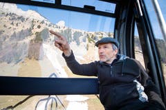 Für Daniel Lüchinger, Berggastwirt und Betreiber der Bahn ein Schock. Mit neuen... (Bilder: Ralph Ribi)
