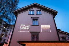 «Stadtprojektionen III»: Felix Bächli. An der Kamorstrasse. (Bild: Michel Canonica)