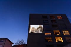 «Stadtprojektionen III»: Conradin Frei, Gerbestrasse. (Bild: Michel Canonica)