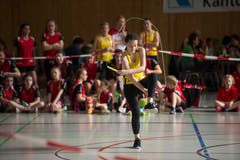 Benotet werden Schwierigkeit, Präsentation, Kreativität und die Variation. (Bild: Dominik Wunderli, Kriens, 30. März 2019)