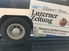 Bei der Gestaltung dieses Busses hatte Sven seine Finger im Spiel. (Bild: Roger Rüegger, Küssnacht, 7. März 2019)