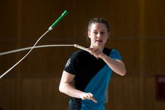 Impressionen von der Schweizermeisterschaft im Rope Skipping in der Krienser Krauerhalle. (Bild: Dominik Wunderli, Kriens, 30. März 2019)