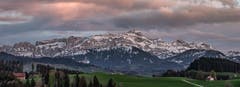 Der Alpstein vom Höhenweg Herisau aus. (Bild: Luciano Pau)