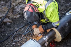 Rundgang in und um die neue Fernwärmeanlage des Wärmeverbund Sarnen, welche unmittelbar beim Werkhof zu stehen kommen wird. (Bild: Pius Amrein, Mittwoch 17. April 2019)