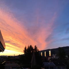 Morgenstimmung über Rorschacherberg. (Bild: Daniel Rüegg)
