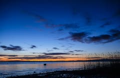 Blaue Stunde in Uttwil. (Bild: Dani Rüede)