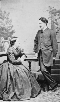 Der 20-jährige Carl Spitteler mit seiner Mutter. (Bild: Nachlass Carl Spitteler, Schweizerisches Literaturarchiv, Bern)
