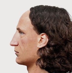 Phantombild des jungen Leonardo da Vinci. (Bild: Grit Schüler, Forensisches Institut Zürich)