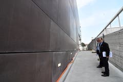 Einfahrt zur Migros-Tiefgarage von der Zielstrasse her.