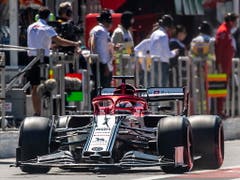 Kimi Räikkönen fuhr auch im vierten Saisonrennen in die Punkteränge (Bild: KEYSTONE/EPA/SRDJAN SUKI)
