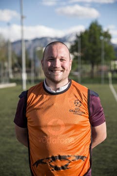 Touch-Rugby beim Training auf der Allmend. Im Bild: Marco Felder, Präsident Rugbyclub Luzern. (Bild: Manuela Jans-Koch, Luzern, 25. April 2019)