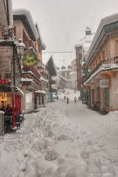 Engelberg am 4. April 2019: Der Winter kehrt zurück! (Bild: Caroline Pirskanen)