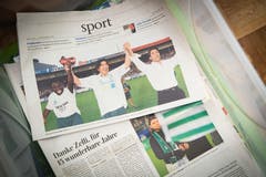 Auch viele Zeitungsartikel hat der Thaler gesammelt. (Bild: Ralph Ribi)