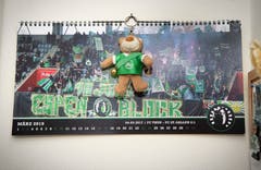 Ein offizieller Fankalender aus dem Espenblock. (Bild: Ralph Ribi)