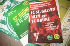 Derbys zwischen dem FC St.Gallen und dem SC Brühl sind Teil der Stadtgeschichte. (Bild: Ralph Ribi)