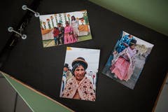 Die peruanische Familie: Fotos von Benis leiblicher Mutter und den Halbgeschwistern.