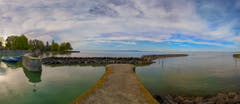 Grosses Panorama beim Steg im Romanshorner Hafen. (Bild: Mirco Costa)