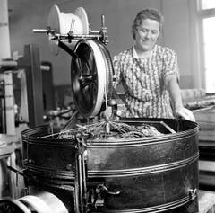 Textilindustrie 1938. (Bild: Karl Manz/Aura)