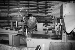 Der mechanische Betrieb Albrecht Wüthrich im Jahr 1997 in Wolhusen. (Bild: Heiri Dahinden/ Wolhuser Forum)