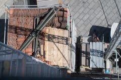 Blick vom Dachstock Richtung Franziskanerplatz. (Bild: Boris Bürgisser, 1. Mai 2019)