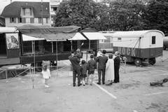 Zirkus Nock in Solothurn, 1961. (Bild: ETH-Bibliothek Zürich/ Bruderer)
