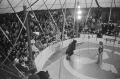 Der Zirkus in Solothurn im Jahr 1961. (Bild: ETH-Bibliothek Zürich/ Bruderer)