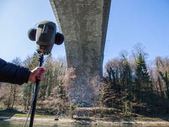 Auch die Stadt antwortet, wenn man ihr ruft. Echo-Hotspot in Bern ist die Lorrainebrücke. (Bild: Alpines Museum/Elias Zaugg)