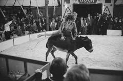 Der Zirkus in Solothurn im Jahr 1961. (Bild: ETH-Bibliothek Zürich/ Bruderer)