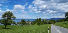 Ausblick über dem Schloss Wartensee in Rorschacherberg. (Bild: Klaus Businger)