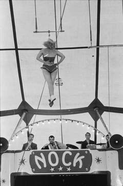 Der Zirkus in Solothurn im Jahr 1961. (Bild: ETH-Bibliothek Zürich/ Bruderer)