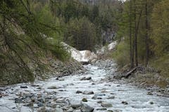 Die Mattervispa vor Zermatt. (Bruno Ringgenberg, Täsch-Zermatt, 11. Mai 2019)
