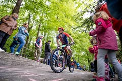 Die Kandidaten traten mit Rennvelos, Mountainbikes und gar Cargovelos an.