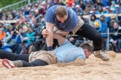 Der Sörenberger gewann nach seiner Startniederlage fünfmal. Für den Schlussgang reichte es jedoch nicht. (Bild: KEYSTONE/Urs Flüeler, Bürglen, 12. Mai 2019)