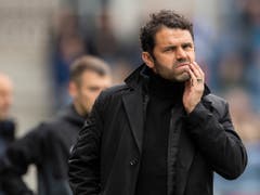 Trainer Uli Forte sprach nach den Ereignissen von Luzern von einem rabenschwarzen Tag für GC (Bild: KEYSTONE/ENNIO LEANZA)