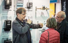 Strom-, Gas- und Wasserzähler verkauft dieser Aussteller. (Bild: Reto Martin)