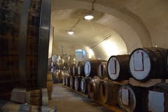 Gelagert wird das gebraute Bier unterhalb des Klosters.