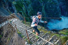 Auf Madeira absolvierte Kim Baner aus Buchs am 27. April den 115 Kilometer langen Madeira-Island-Ultra-Trail.(Bild: PD)
